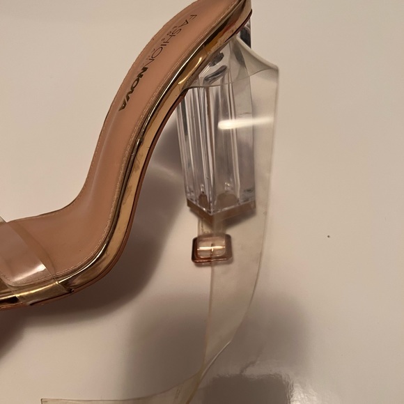 Classy glass High Heels in Rose Gold Colour - Picture 4 of 12